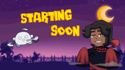 Starting Soon Animation For Shady Cicada (Made in Clip Studio Paint)